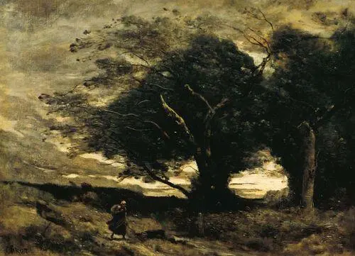 К Коро Порыв ветра 186570 Музей изобразительных искусств им А С - фото 15