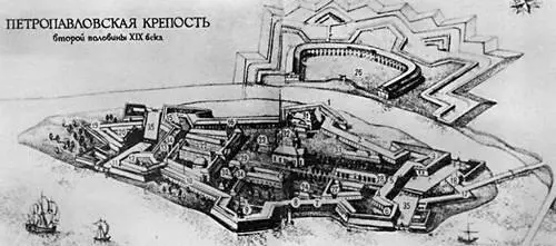 Петропавловская крепость 2я пол 19 в 1 Бастион Головкина 2 - фото 546