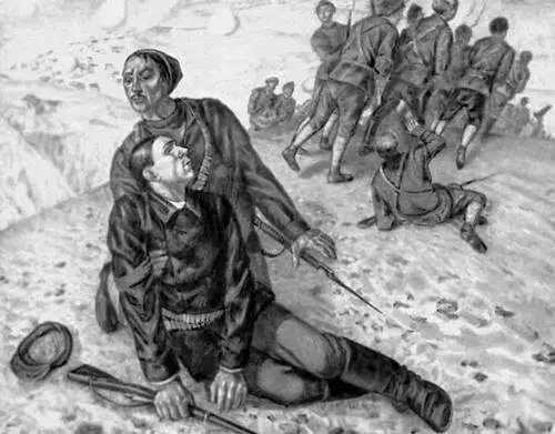 К С ПетровВодкин Смерть комиссара 1928 Русский музей Ленинград К С - фото 512