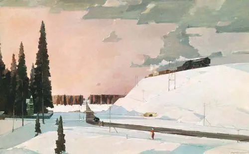 Г Г Нисский Подмосковье Февраль 1957 Третьяковская галерея Москва - фото 27