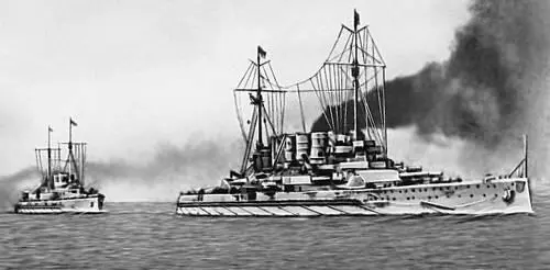 Германская эскадра в Балтийском море 1915 Французские окопы 1916 Русский - фото 137