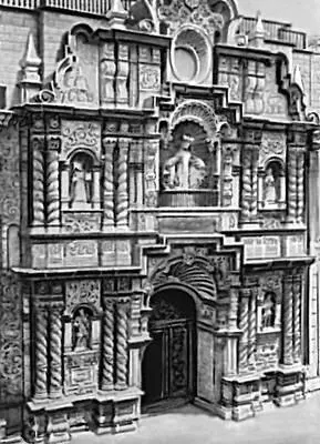 Перу Х де Лара Церковь Ла Мерсед в Лиме 16971704 Х Сабогаль Индианка - фото 444