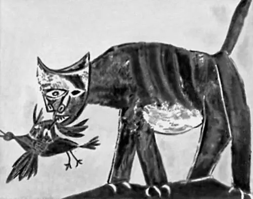 П Пикассо Кошка с птицей 1939 Частное собрание П Пикассо Женщина в - фото 39