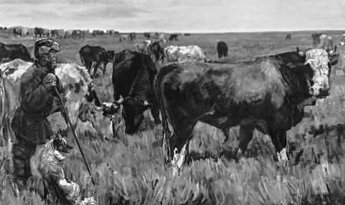 А А Пластов Колхозное стадо На пастбище 1938 Свердловская областная - фото 122