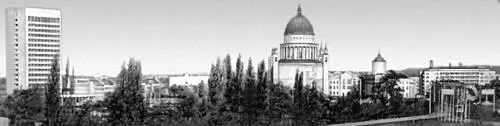 Потсдам Общий вид города В центре церковь Николайкирхе 183037 архитектор - фото 967