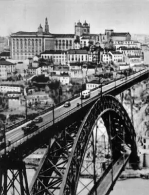Город Порту Мост через р Дору Дуэро Общий вид г Лисабон М В ди - фото 810