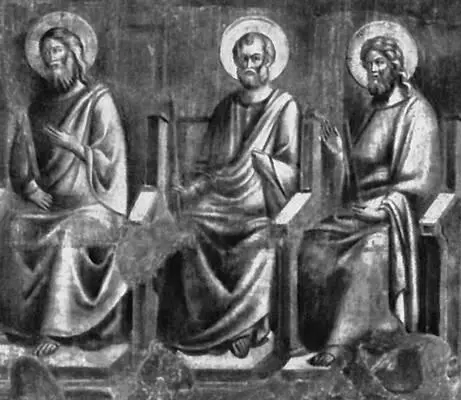 Пьетро Каваллини АпостолыФрагмент фрески Страшный суд в церкви - фото 480