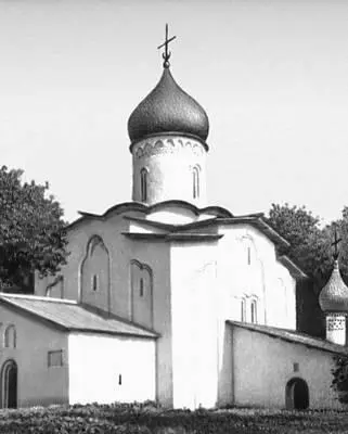 Церковь Успения Богородицы в селе Мелётово 1461 Псковская область Фрагмент - фото 36