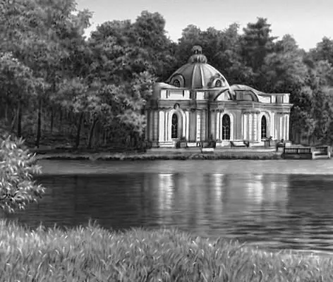 Грот Архитектор В В Растрелли 175357 Камеронова галерея Перспектива - фото 134