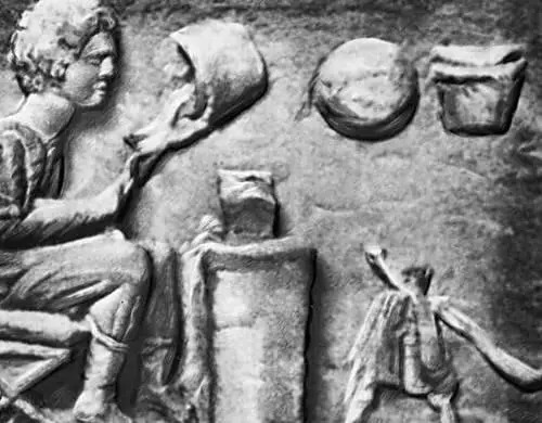 Рельефы с изображением мастерских ремесленников и лавок торговцев Медник - фото 59