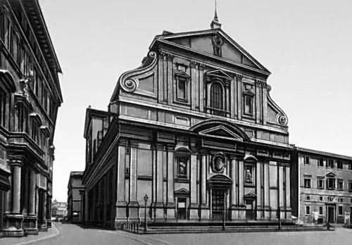 Дж делла Порта Фасад церкви Иль Джезу в Риме 1575 Рим Фасад Бизилики - фото 136