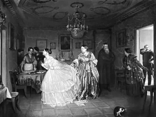 П А Федотов Сватовство майора 1841 Третьяковская галерея Москва - фото 215