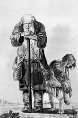 И А Ерменёв Нищие Акварель 1я половина 1770х гг Русский музей - фото 217