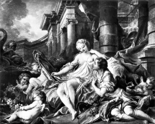 Ф Буше Ринальдо и Армида 1734 Лувр Париж Ж Ф Эбен Секретер Ок - фото 95