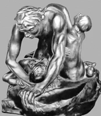 О Роден Уголино 1882 Бронза Музей О Родена Париж О Роден Три - фото 40