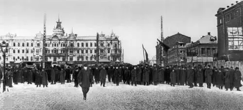 Революция 190507 Демонстрация в Москве 7 декабря 1905 Великая - фото 412
