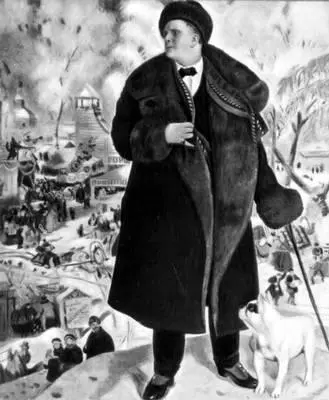 Б М Кустодиев Ф И Шаляпин на ярмарке 1922 Русский музей Ленинград - фото 427