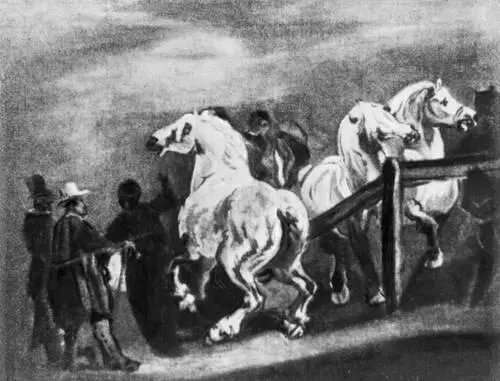 П Михаловский Польша Конная ярмарка 1840е гг - фото 156