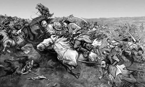Н С Самокиш Бой Максима Кривоноса с Иеремией Вишневецким 1934 Музей - фото 166