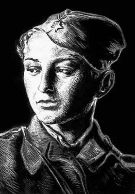 Б Якац Связной Янезек Гравюра на дереве 1944 Словения Церковь в - фото 192