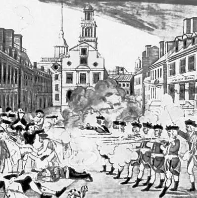 Бостонская бойня 1770 Гравюра П Ривера Сцена из балета Родео А - фото 131