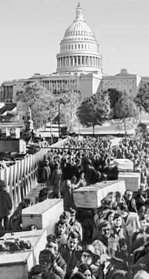 Демонстрация протеста против агрессивной войны во Вьетнаме Вашингтон 15 - фото 136