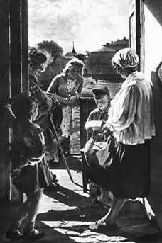 Советская живопись 194060х гг А И Лактионов Письмо с фронта 1947 - фото 247