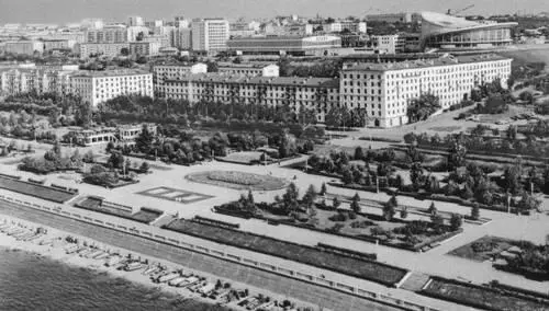 Куйбышев Набережная Волги Вид на Москву с Ленинских гор Красноярск Речной - фото 598
