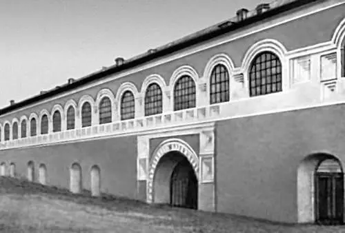 Д М Старцев Гостинный двор в Архангельске 166884 Дворовый фасад О Д - фото 73