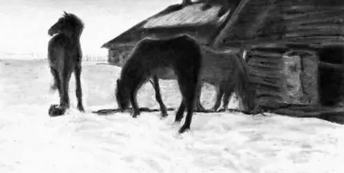 В А Серов Стригуны на водопое Домотканово Пастель 1904 Третьяковская - фото 374