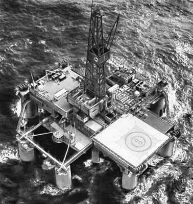 Нефтяная вышка в Северном море Участок берега о Гельголанд Северное море - фото 44