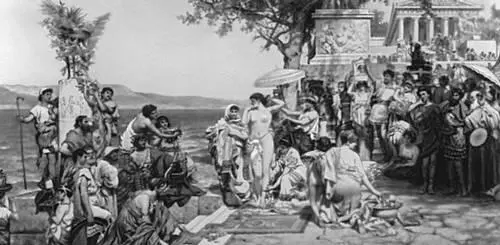 Х Семирадский Фрина на празднике Посейдона в Элевсине 1889 Русский музей - фото 216