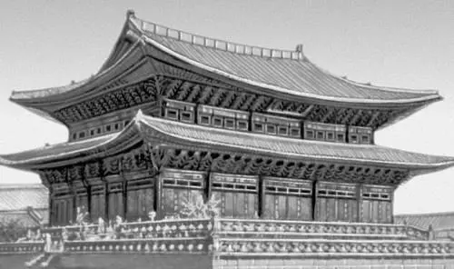 Павильон дворца Кёнбоккун в Сеуле 1394 Сеульское восстание 1882 - фото 436