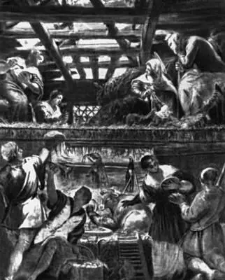 Тинторетто Поклонение пастухов 156588 Скуола ди СанРокко Венеция - фото 46