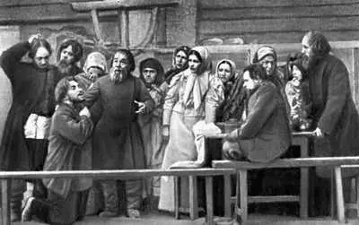 Власть тьмы Сцена из спектакля МХТ 1902 ХаджиМурат Побег - фото 91