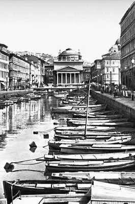 Триест Большой канал Триест Вид с моря Триестский залив Триестский - фото 180