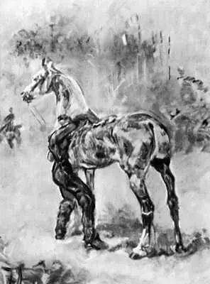 ТулузЛотрек А Артиллерист седлающий коня 1879 Музей ТулузЛотрека - фото 46