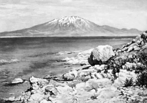 Ф П Терлемезян Вид горы Сипан с острова Ктуц 1915 Картинная галерея - фото 368