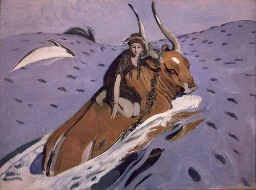 В А Серов Похищение Европы Эскиз Темпера 1910 Русский музей - фото 160