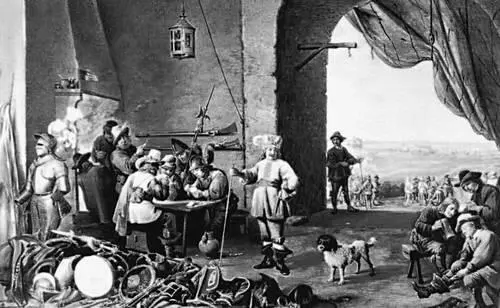 Д Тенирс Караульня 1642 Эрмитаж Ленинград Тенишев Вячеслав Николаевич - фото 282