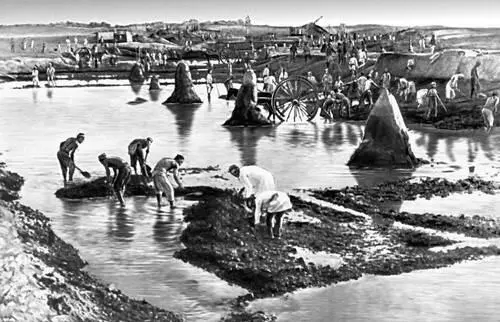 Строительство Большого Ферганского канала 1939 Открытие 1го Всехорезмского - фото 44