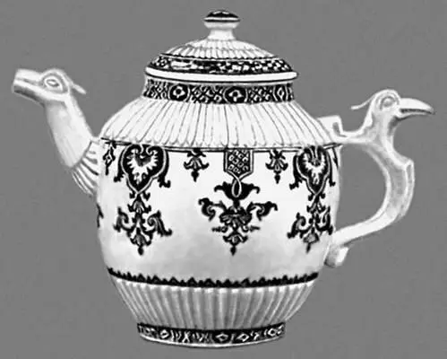 Фарфор Чайник СенКлу Франция Ок 1720 Музей изящных искусств Бостон - фото 74