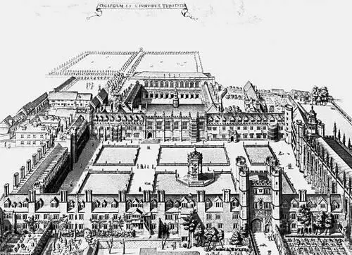 Тринитиколледж в Кембридже Англия 17 в Гравюра Д Логгана 1690 8 Школа - фото 2
