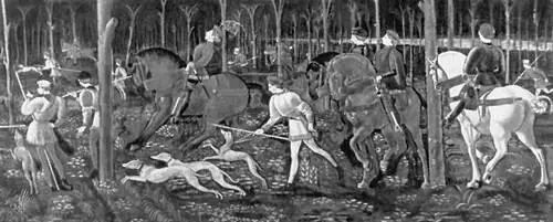 Уччелло Охота Кон 1460х гг Музей Ашмола Оксфорд Фрагменты Уччелло - фото 19