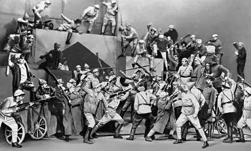 Сцена из спектакля Мятеж по Д А Фурманову 1928 Драматический театр им И - фото 15