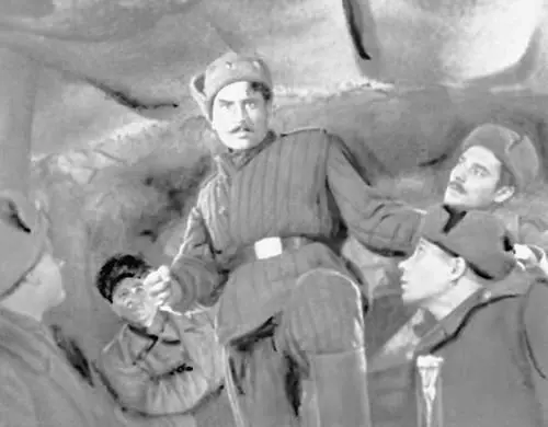 Кадр из фильма Южный узел Реж И А Савченко 1948 Украинская ССР Сцена - фото 35