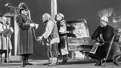 Сцена из спектакля Украденное счастье И Я Франко 1940 Драматический театр - фото 42