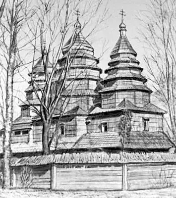 Церковь св Николая из с Кривки ныне в Музее народной архитектуры и быта во - фото 68