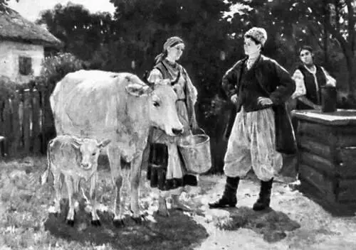 Н К Пимоненко Соперницы У колодца 1909 Музей украинского - фото 109