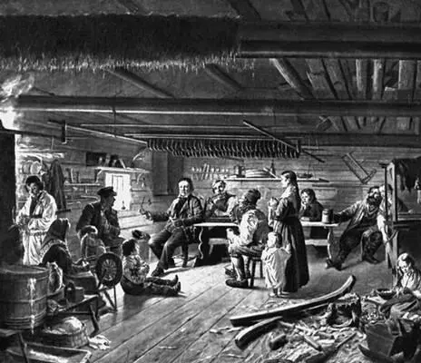 Финляндия Р Экман Народный поэт П Линтанен читает стихи 1849 Атенеум - фото 126